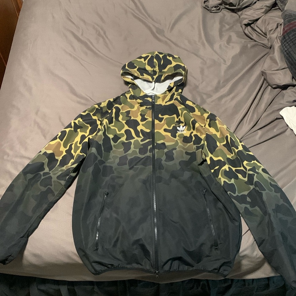 Adidas Camo Windbreaker